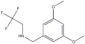 [(3,5-dimethoxyphenyl)methyl](2,2,2-trifluoroethyl)amine Struktur