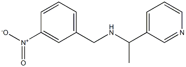 [(3-nitrophenyl)methyl][1-(pyridin-3-yl)ethyl]amine Struktur