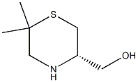 [(3S)-6,6-dimethylthiomorpholin-3-yl]methanol Struktur