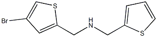 [(4-bromothiophen-2-yl)methyl](thiophen-2-ylmethyl)amine Struktur