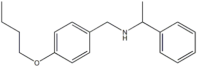 [(4-butoxyphenyl)methyl](1-phenylethyl)amine Struktur