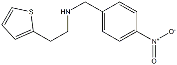 [(4-nitrophenyl)methyl][2-(thiophen-2-yl)ethyl]amine Struktur