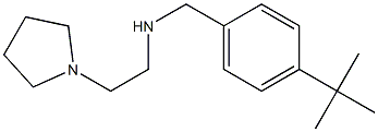 [(4-tert-butylphenyl)methyl][2-(pyrrolidin-1-yl)ethyl]amine Struktur