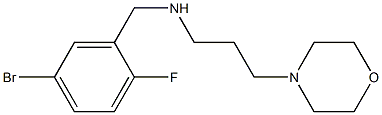 [(5-bromo-2-fluorophenyl)methyl][3-(morpholin-4-yl)propyl]amine Struktur