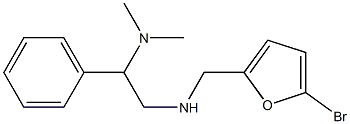 [(5-bromofuran-2-yl)methyl][2-(dimethylamino)-2-phenylethyl]amine Struktur