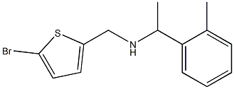 [(5-bromothiophen-2-yl)methyl][1-(2-methylphenyl)ethyl]amine Struktur