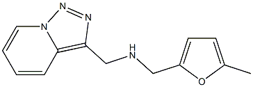 [(5-methylfuran-2-yl)methyl]({[1,2,4]triazolo[3,4-a]pyridin-3-ylmethyl})amine Struktur