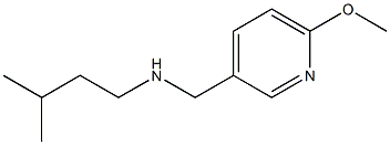 [(6-methoxypyridin-3-yl)methyl](3-methylbutyl)amine Struktur