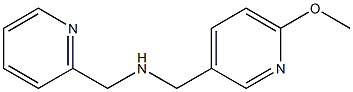 [(6-methoxypyridin-3-yl)methyl](pyridin-2-ylmethyl)amine Struktur