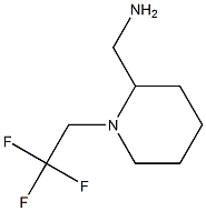 [1-(2,2,2-trifluoroethyl)piperidin-2-yl]methanamine Struktur