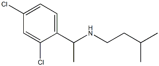 [1-(2,4-dichlorophenyl)ethyl](3-methylbutyl)amine Struktur