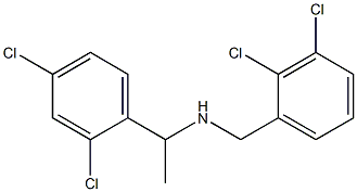 [1-(2,4-dichlorophenyl)ethyl][(2,3-dichlorophenyl)methyl]amine Struktur