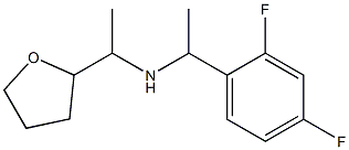 [1-(2,4-difluorophenyl)ethyl][1-(oxolan-2-yl)ethyl]amine Struktur