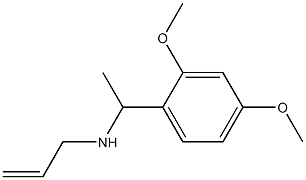 [1-(2,4-dimethoxyphenyl)ethyl](prop-2-en-1-yl)amine Struktur