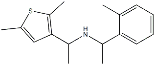 [1-(2,5-dimethylthiophen-3-yl)ethyl][1-(2-methylphenyl)ethyl]amine Struktur