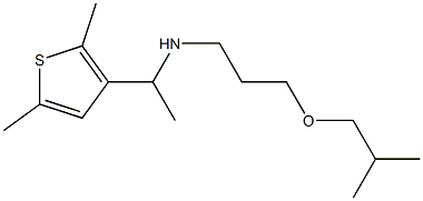 [1-(2,5-dimethylthiophen-3-yl)ethyl][3-(2-methylpropoxy)propyl]amine Struktur