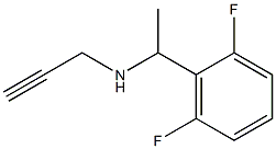 [1-(2,6-difluorophenyl)ethyl](prop-2-yn-1-yl)amine Struktur