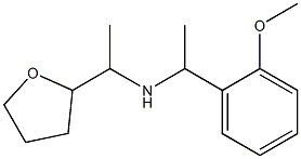 [1-(2-methoxyphenyl)ethyl][1-(oxolan-2-yl)ethyl]amine Struktur