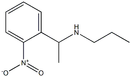 [1-(2-nitrophenyl)ethyl](propyl)amine Struktur