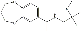 [1-(3,4-dihydro-2H-1,5-benzodioxepin-7-yl)ethyl][2-(dimethylamino)-2-methylpropyl]amine Struktur