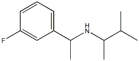 [1-(3-fluorophenyl)ethyl](3-methylbutan-2-yl)amine Struktur