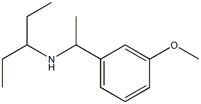 [1-(3-methoxyphenyl)ethyl](pentan-3-yl)amine Struktur