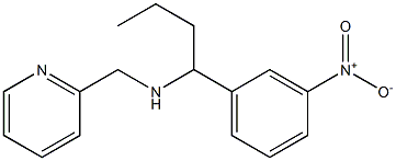 [1-(3-nitrophenyl)butyl](pyridin-2-ylmethyl)amine Struktur