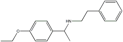 [1-(4-ethoxyphenyl)ethyl](2-phenylethyl)amine Struktur