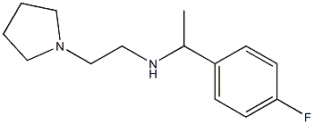 [1-(4-fluorophenyl)ethyl][2-(pyrrolidin-1-yl)ethyl]amine Struktur