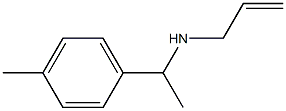 [1-(4-methylphenyl)ethyl](prop-2-en-1-yl)amine Struktur