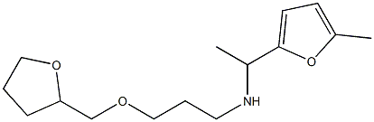 [1-(5-methylfuran-2-yl)ethyl][3-(oxolan-2-ylmethoxy)propyl]amine Struktur