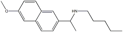 [1-(6-methoxynaphthalen-2-yl)ethyl](pentyl)amine Struktur