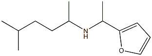 [1-(furan-2-yl)ethyl](5-methylhexan-2-yl)amine Struktur