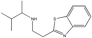 [2-(1,3-benzothiazol-2-yl)ethyl](3-methylbutan-2-yl)amine Struktur