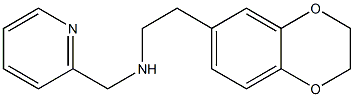 [2-(2,3-dihydro-1,4-benzodioxin-6-yl)ethyl](pyridin-2-ylmethyl)amine Struktur