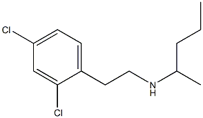 [2-(2,4-dichlorophenyl)ethyl](pentan-2-yl)amine Struktur