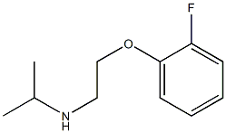 [2-(2-fluorophenoxy)ethyl](propan-2-yl)amine Struktur