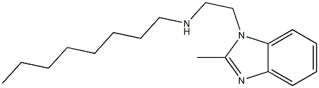 [2-(2-methyl-1H-1,3-benzodiazol-1-yl)ethyl](octyl)amine Struktur