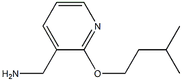 [2-(3-methylbutoxy)pyridin-3-yl]methanamine Struktur