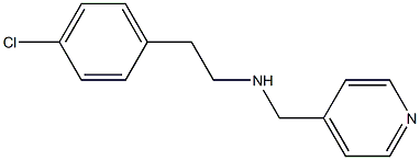 [2-(4-chlorophenyl)ethyl](pyridin-4-ylmethyl)amine Struktur