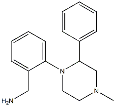 [2-(4-methyl-2-phenylpiperazin-1-yl)phenyl]methanamine Struktur