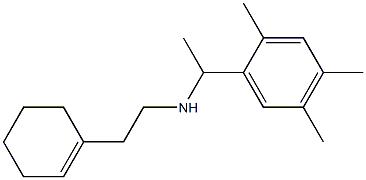 [2-(cyclohex-1-en-1-yl)ethyl][1-(2,4,5-trimethylphenyl)ethyl]amine Struktur