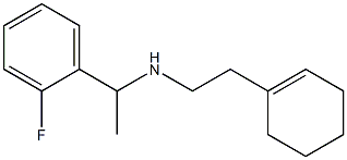 [2-(cyclohex-1-en-1-yl)ethyl][1-(2-fluorophenyl)ethyl]amine Struktur