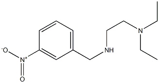 [2-(diethylamino)ethyl][(3-nitrophenyl)methyl]amine Struktur