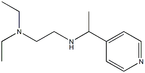 [2-(diethylamino)ethyl][1-(pyridin-4-yl)ethyl]amine Struktur