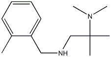 [2-(dimethylamino)-2-methylpropyl][(2-methylphenyl)methyl]amine Struktur