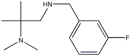 [2-(dimethylamino)-2-methylpropyl][(3-fluorophenyl)methyl]amine Struktur