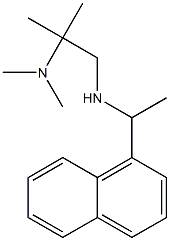 [2-(dimethylamino)-2-methylpropyl][1-(naphthalen-1-yl)ethyl]amine Struktur