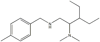 [2-(dimethylamino)-3-ethylpentyl][(4-methylphenyl)methyl]amine Struktur