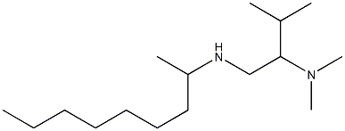 [2-(dimethylamino)-3-methylbutyl](nonan-2-yl)amine Struktur